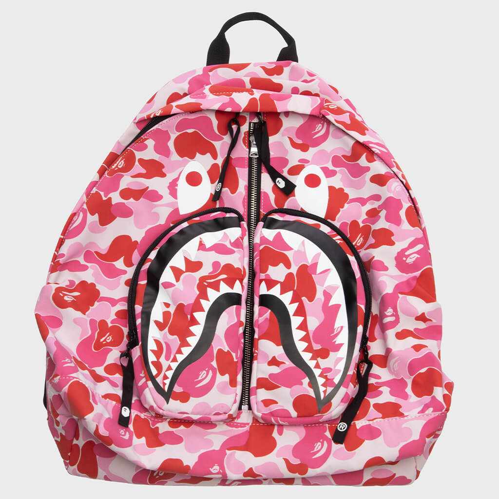 ABC Camo Shark Daypack - Pink