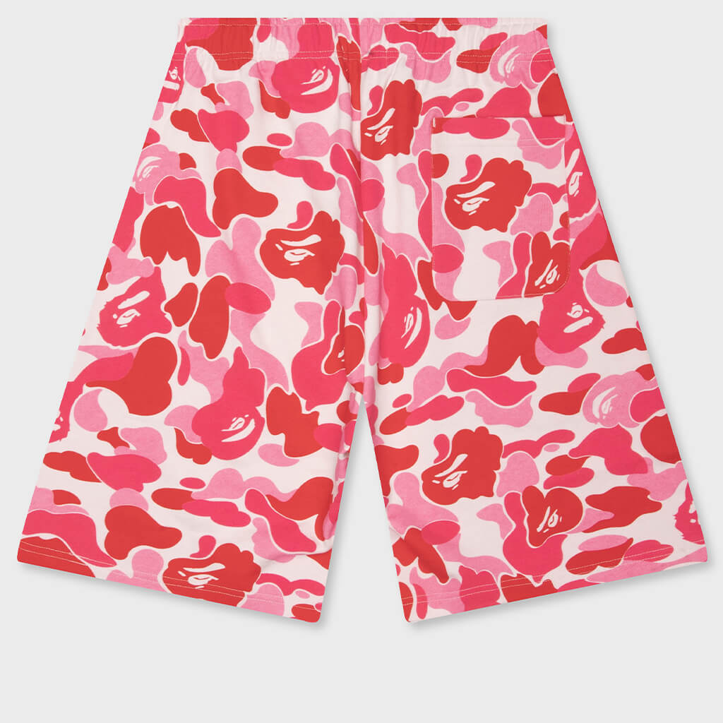 ABC Camo Shark Sweat Shorts - Pink – Feature