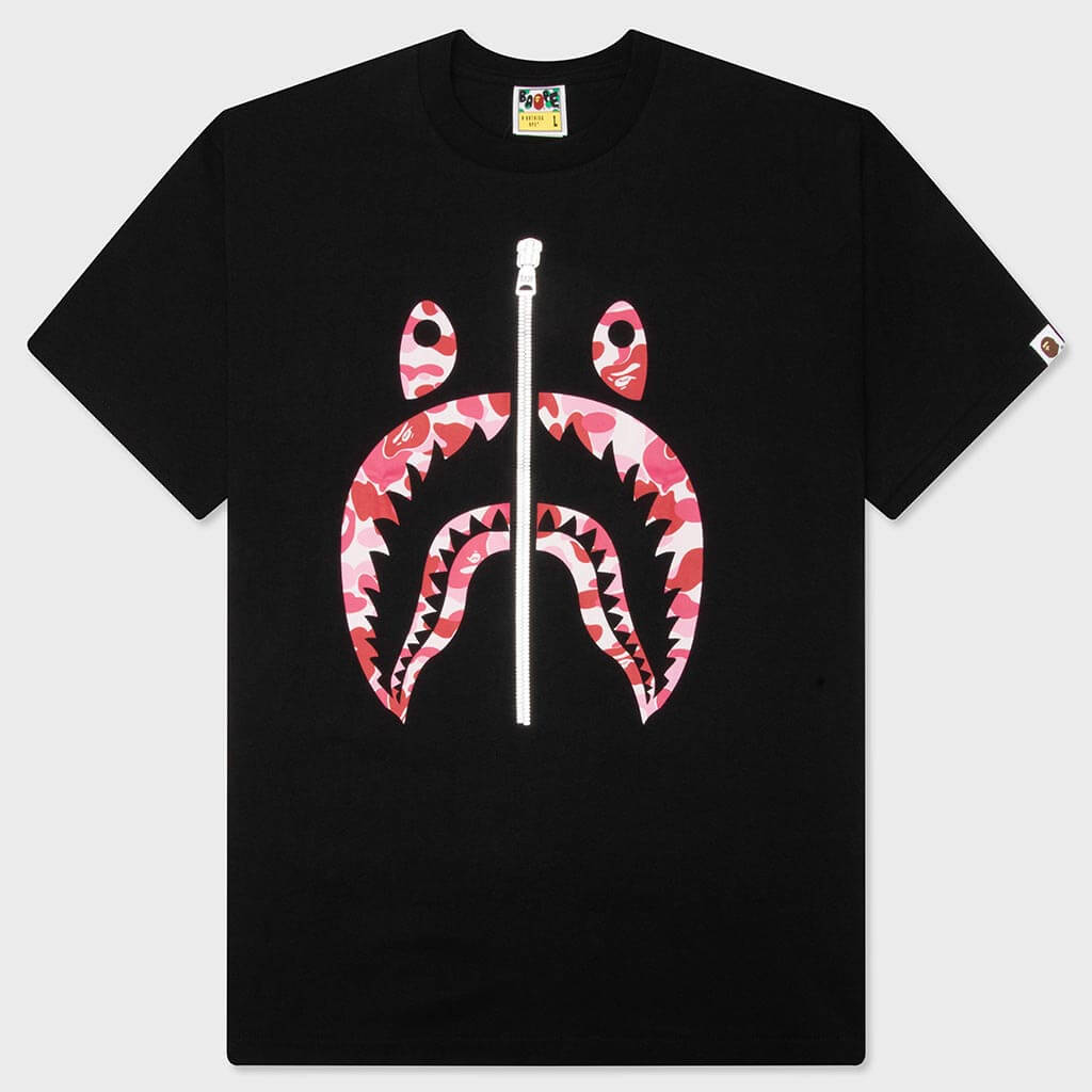 ABC Camo Shark Tee - Black/Pink – Feature