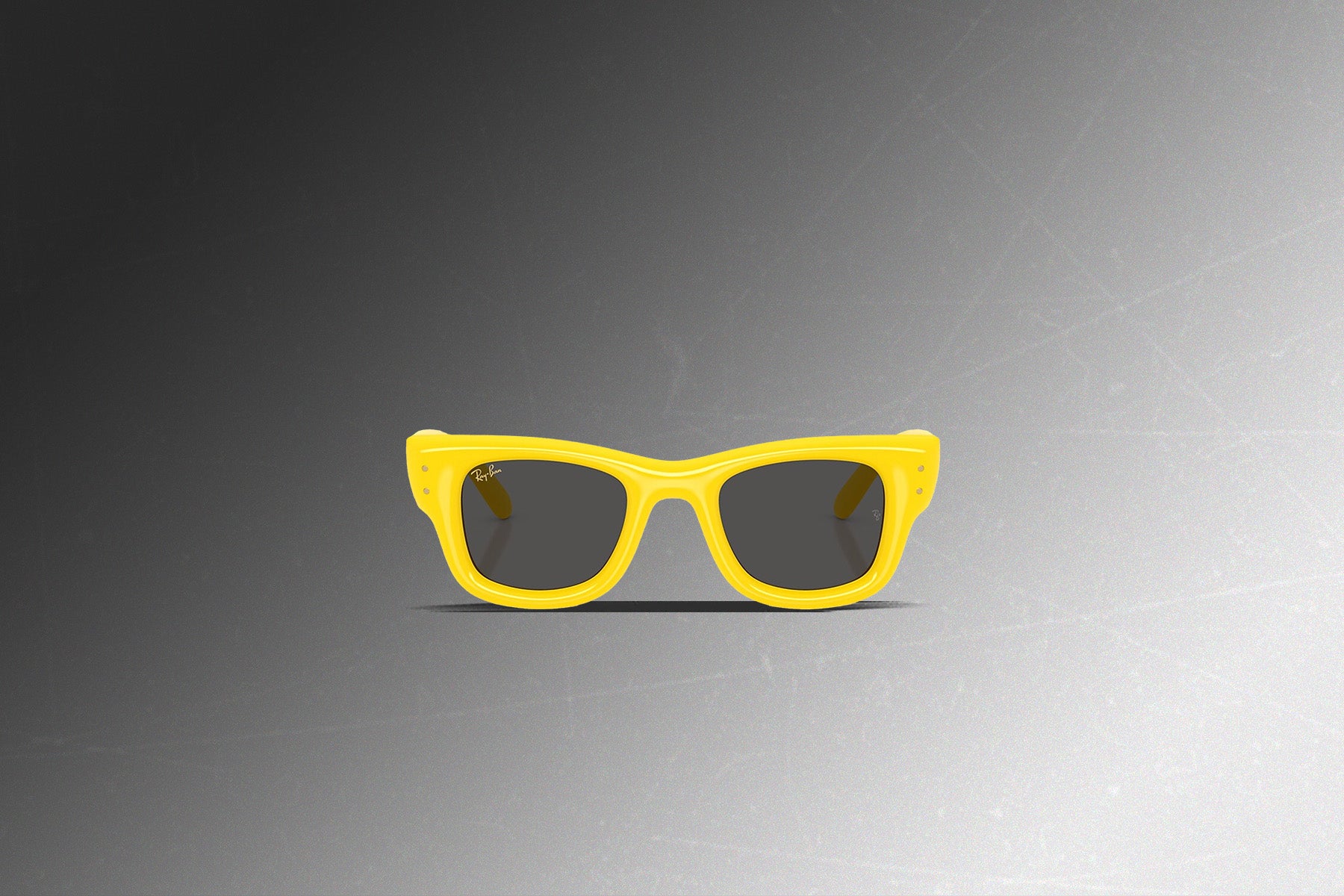 Ray-Ban A$AP Rocky WAYFARER PUFFER イエロー A$AP ROCKY | RAY BAN X ASAP ROCKY PUFFER WAYFARER YELLOW | Sunglasses