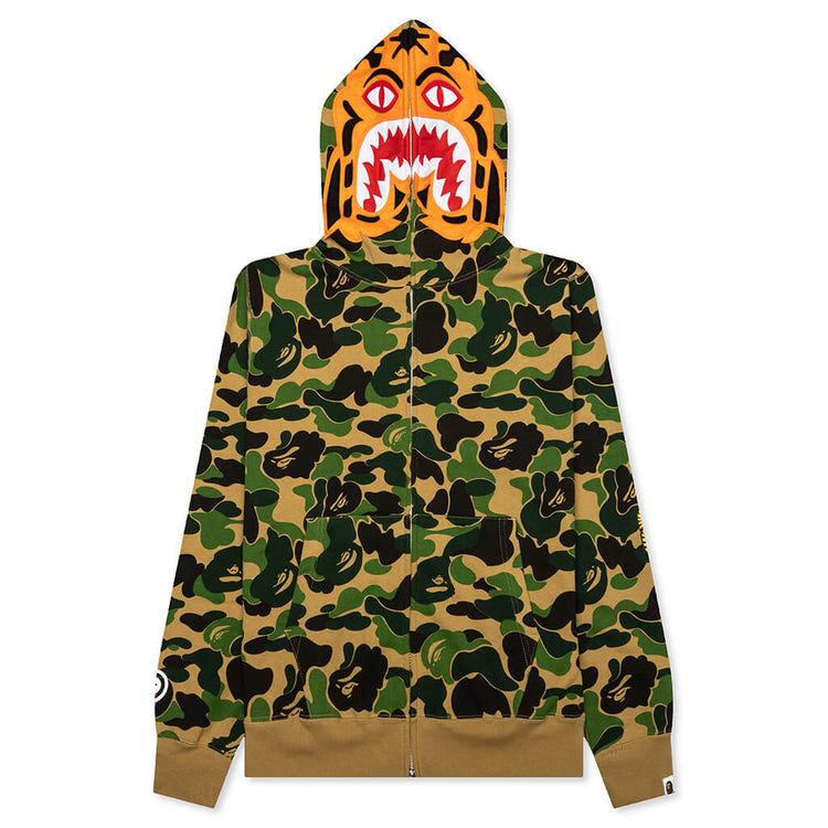 Abc Camo Tiger Full Zip Hoodie - Green – Feature 