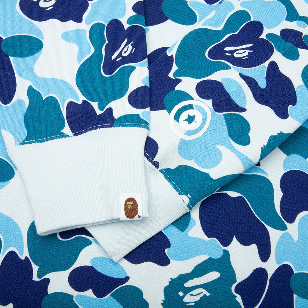 ABC Camo 2nd Shark Full Zip Hoodie - Blue – Feature