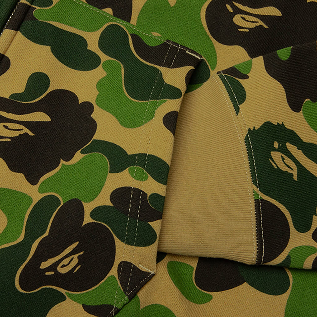 ABC Camo 2nd Shark Full Zip Hoodie - Green – Feature