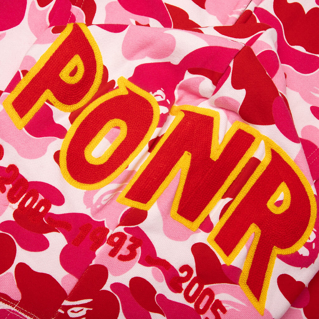 ABC Camo 2nd Shark Full Zip Hoodie - Pink – Feature