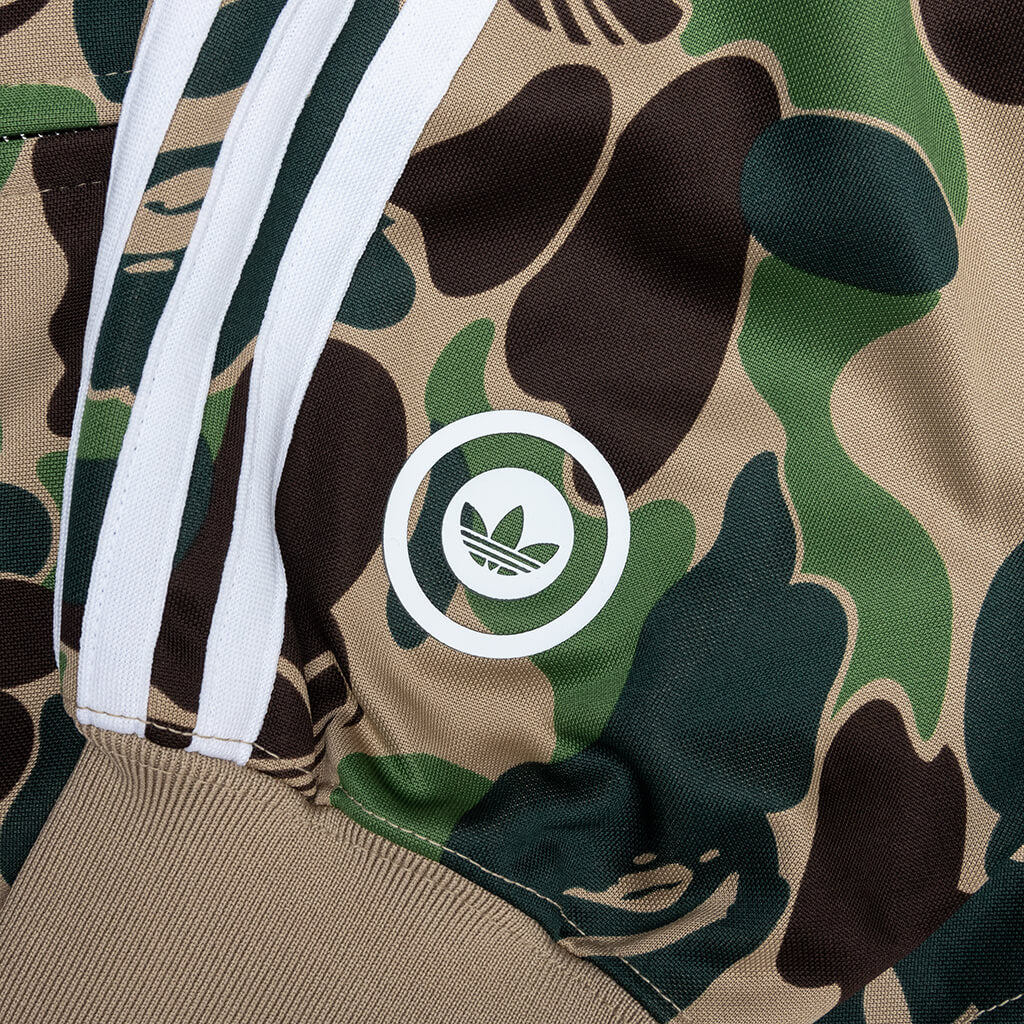 Adidas x BAPE Shark Track Hoodie - Crew Green – Feature