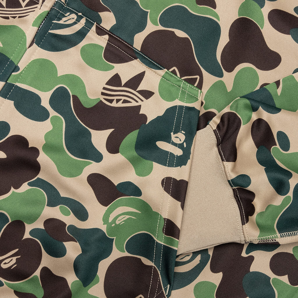 Adidas x BAPE Shark Track Hoodie - Crew Green – Feature