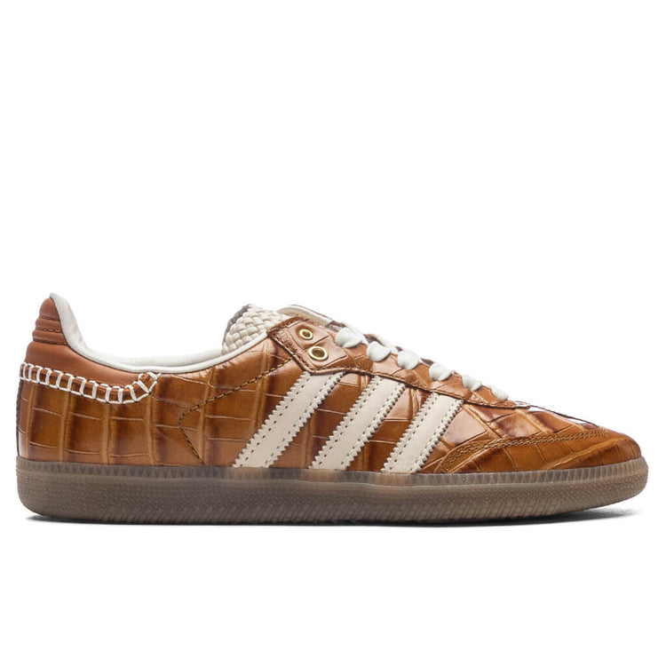 adidas gazelle silver green womens Adidas x Wales Bonner Unisex Samba Pony Leo Dark Brown / Cream White / None  Low Top Sneakers main image 0