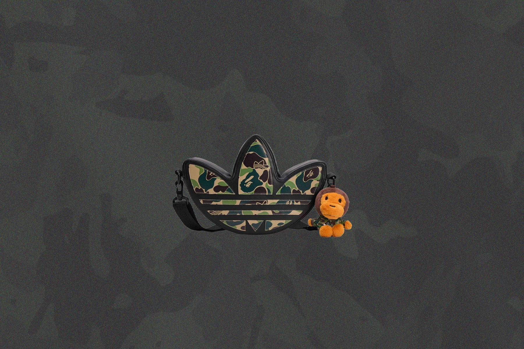 Adidas x BAPE Trefoil Shoulder Bag - Black – Feature