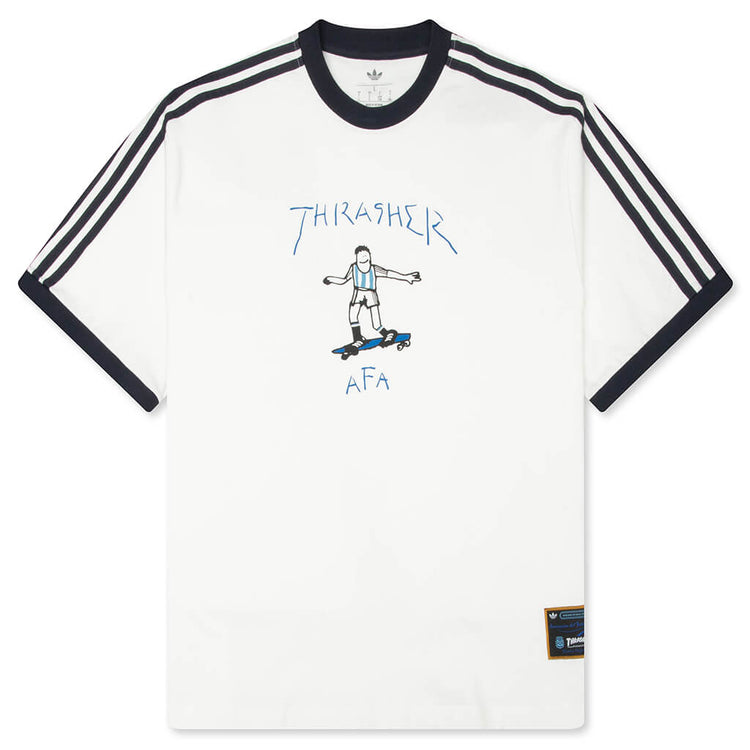 adidas Originals x Thrasher x AFA Argentina Tee 1 - Core White 