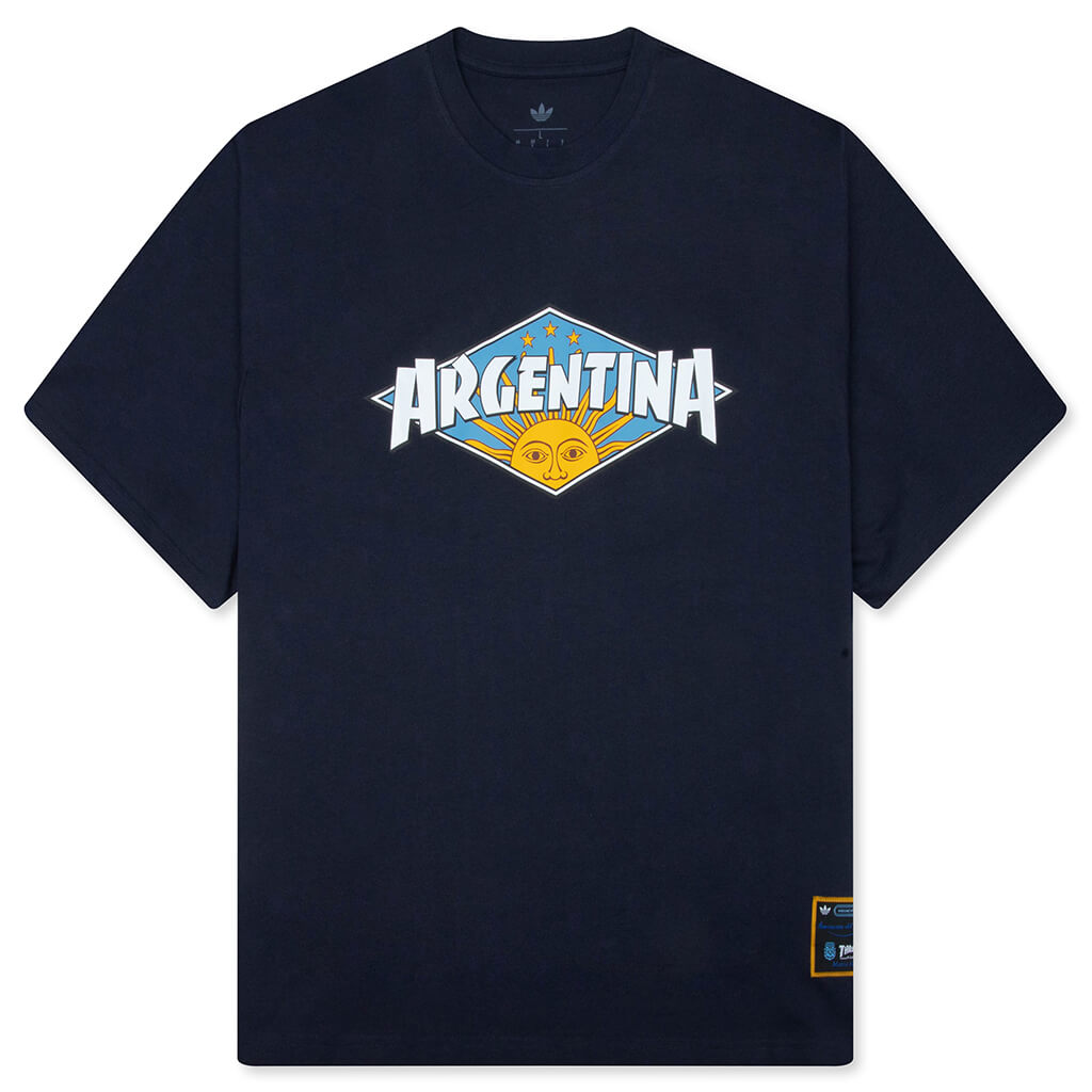 Adidas x Thrasher x AFA Argentina Tee 2 - Night Navy – Feature
