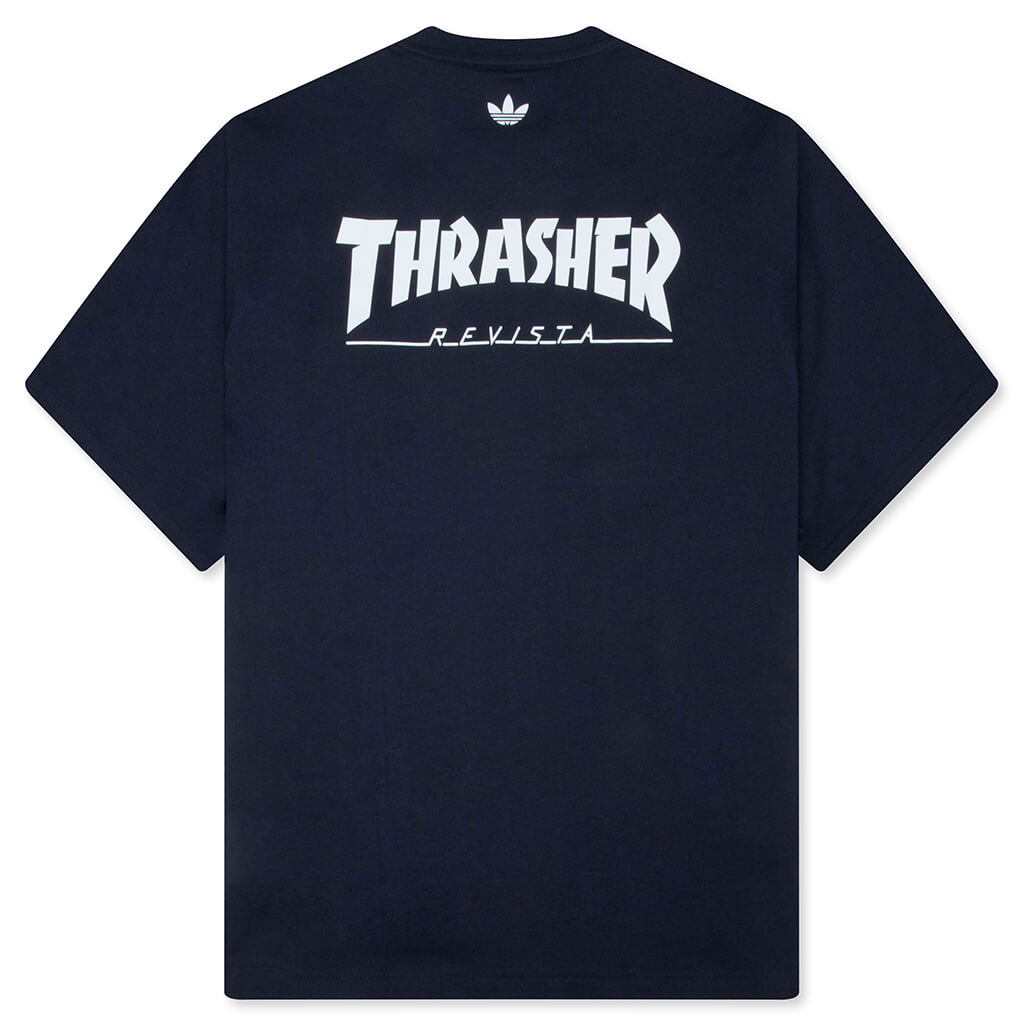 Adidas x Thrasher x AFA Argentina Tee 2 - Night Navy – Feature