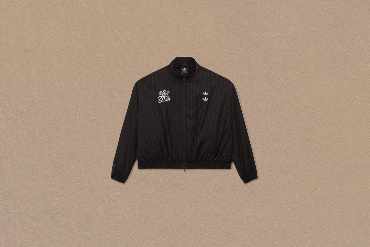 Adidas Originals x Willy Chavarria Pinstripe Track Jacket - Black 