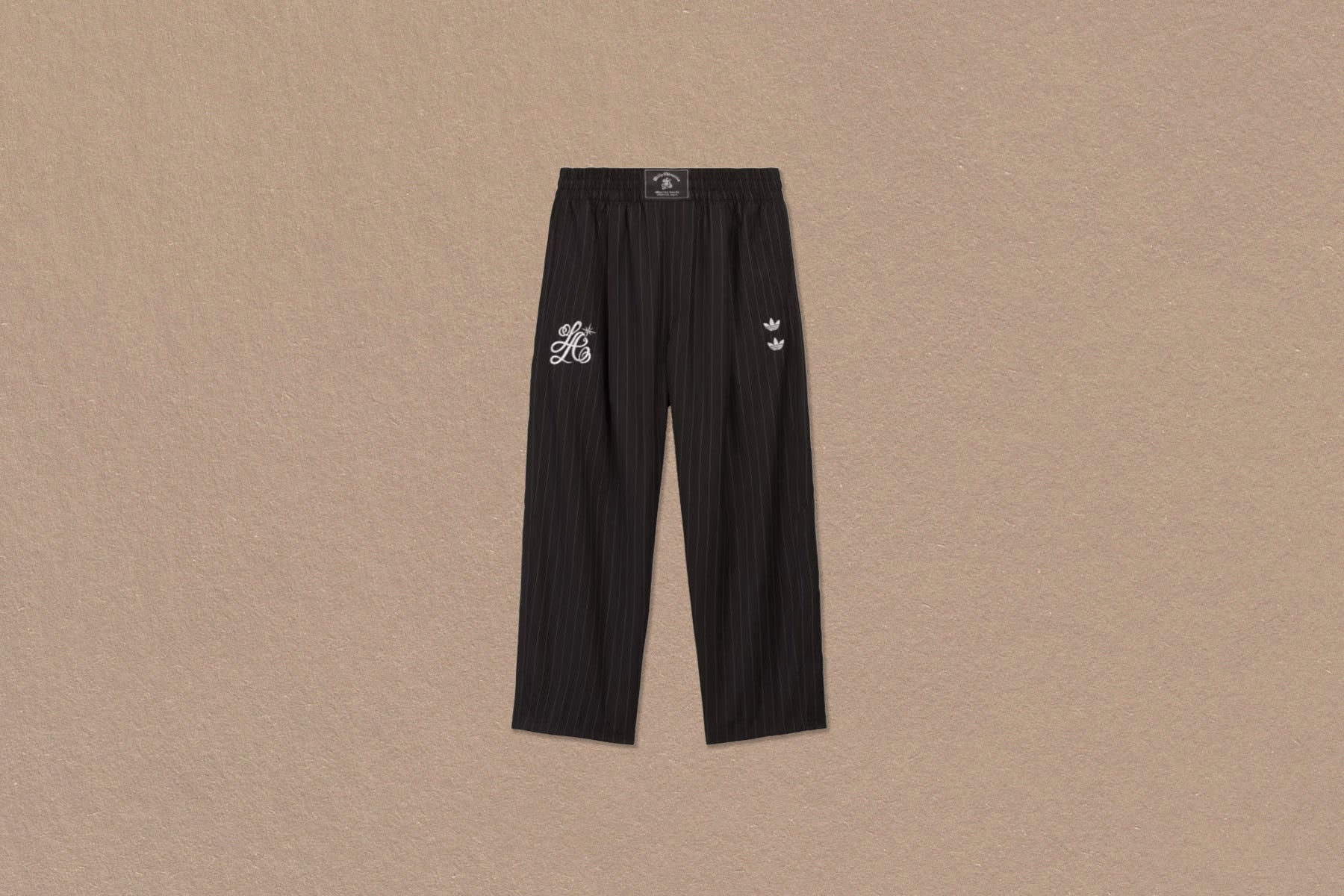 Adidas Originals x Willy Chavarria Pinstripe Track Pants - Black