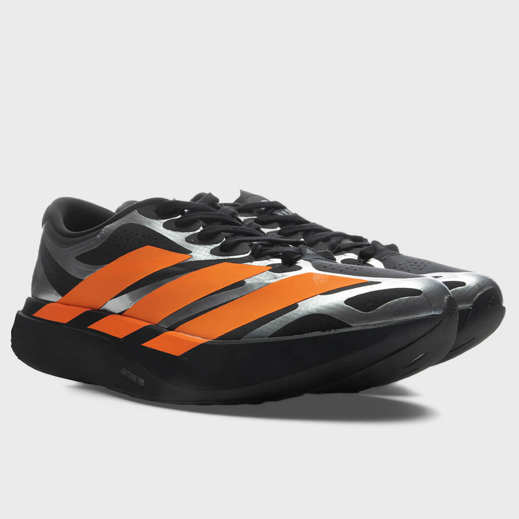 Adizero Evo SL EXO - Carbon/Lucid Orange/Silver Metallic – Feature