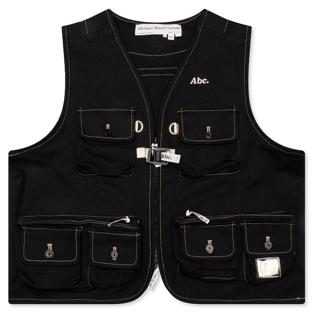 Canvas Utility Vest - Black – Feature