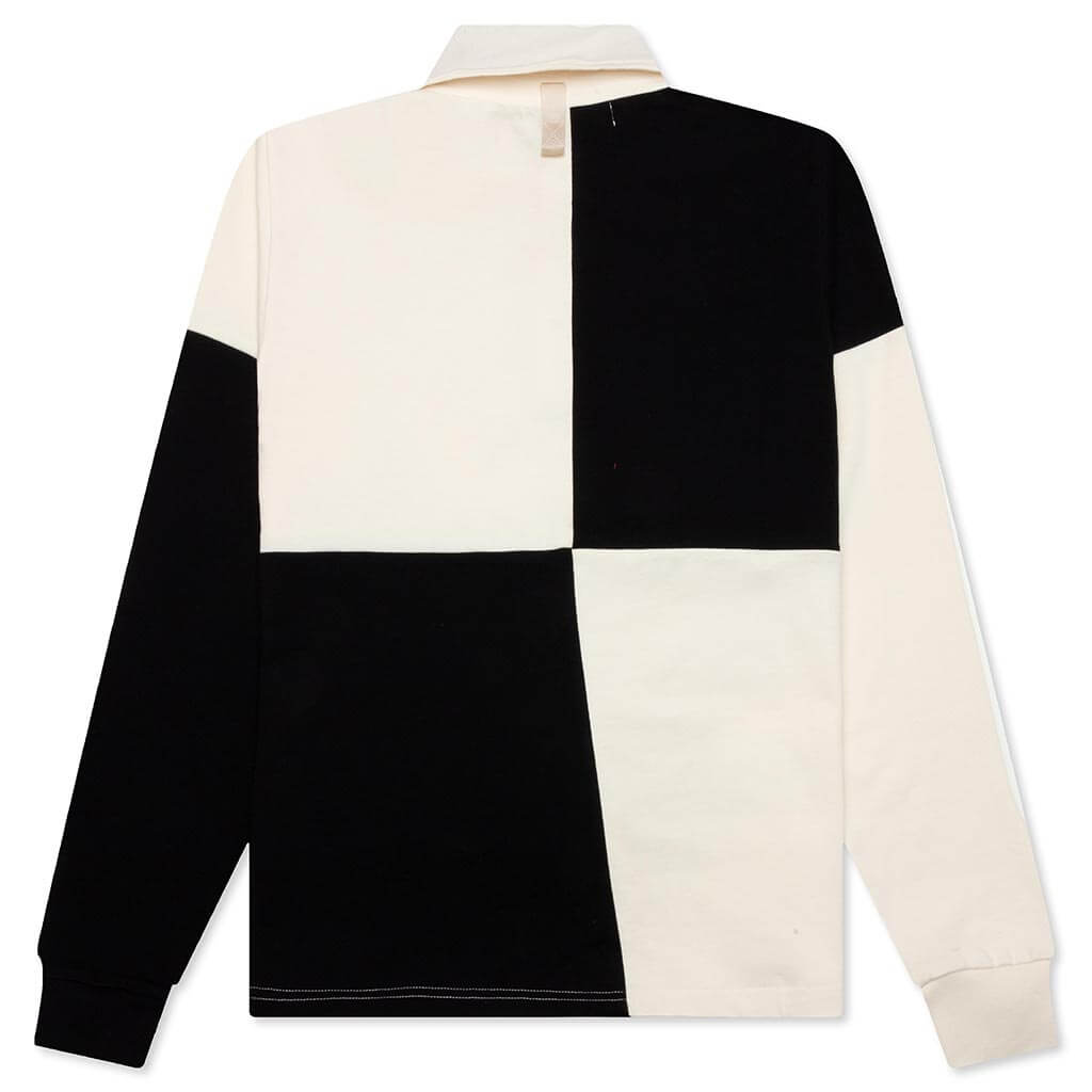 Colour Block Rugby Colorblock Rugby - Black – Feature
