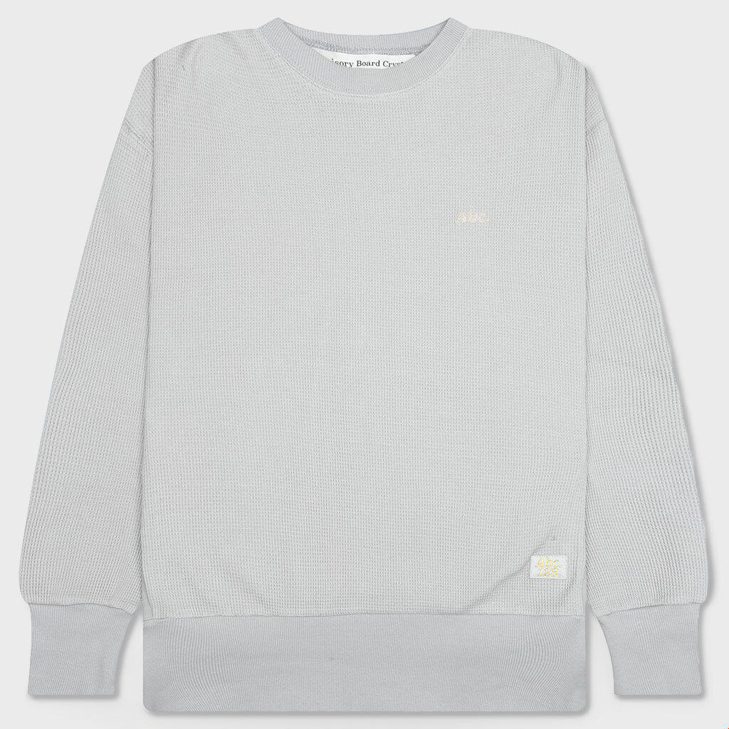 Waffle Crewneck - Jasper Grey
