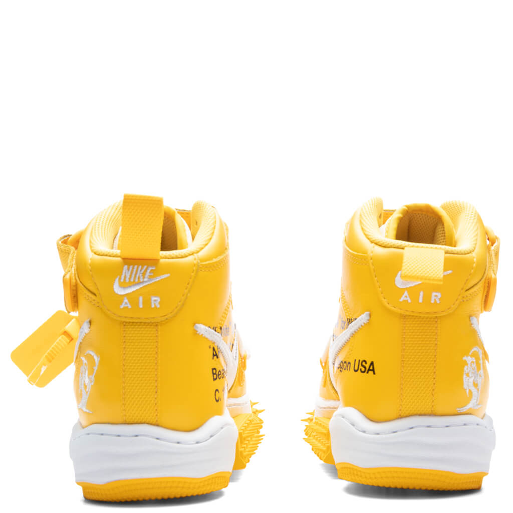 Air Force 1 Mid x Off-White - White/Varsity Maize – Feature