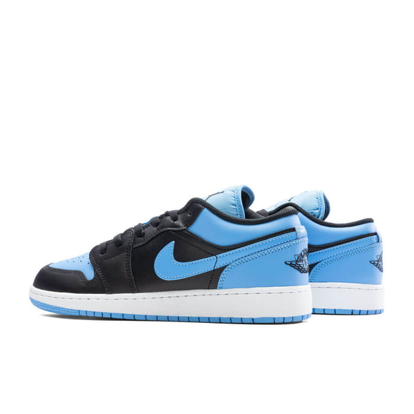 Air Jordan 1 Low (GS) - Black/Black/University Blue – Feature