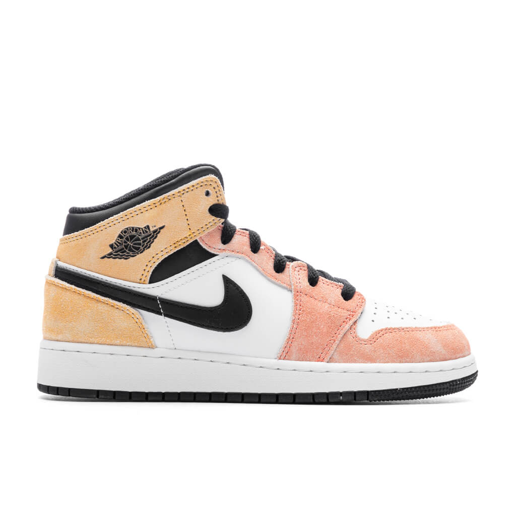 Magic Sundial Jordan 1 Mid SE (GS) - Magic Ember/Sundial/White – Feature
