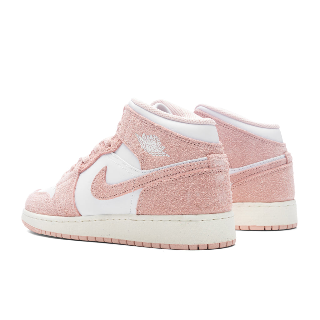 Nike GS Air Jordan 1 Mid Soft Pink 25cm Nike Air Jordan 1 Mid (gs
