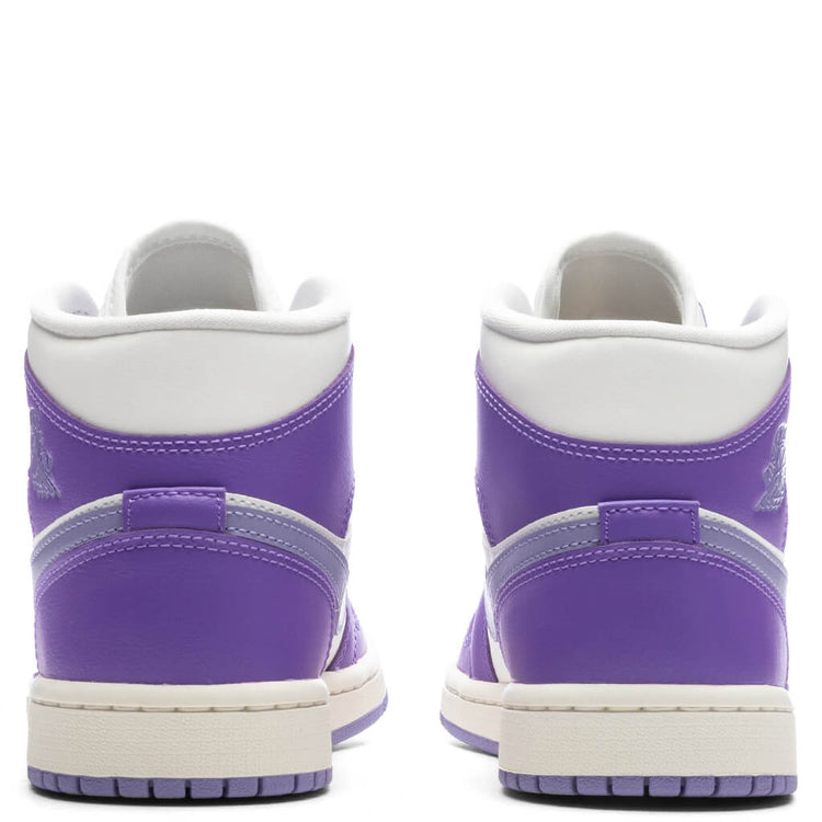 Air Jordan 1 Mid Women's - Action Grape/Sky J Purple/Sail – Feature