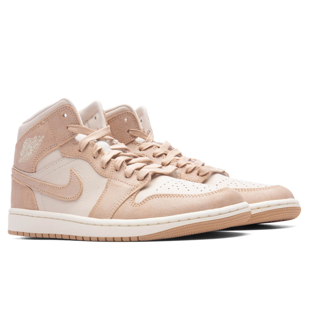 Women's Air Jordan 1 Mid SE - Legend Light Brown/Legend Medium Brown ...