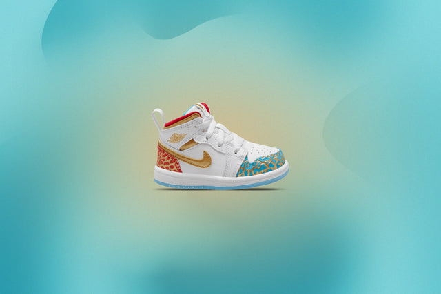 jordan red white gold