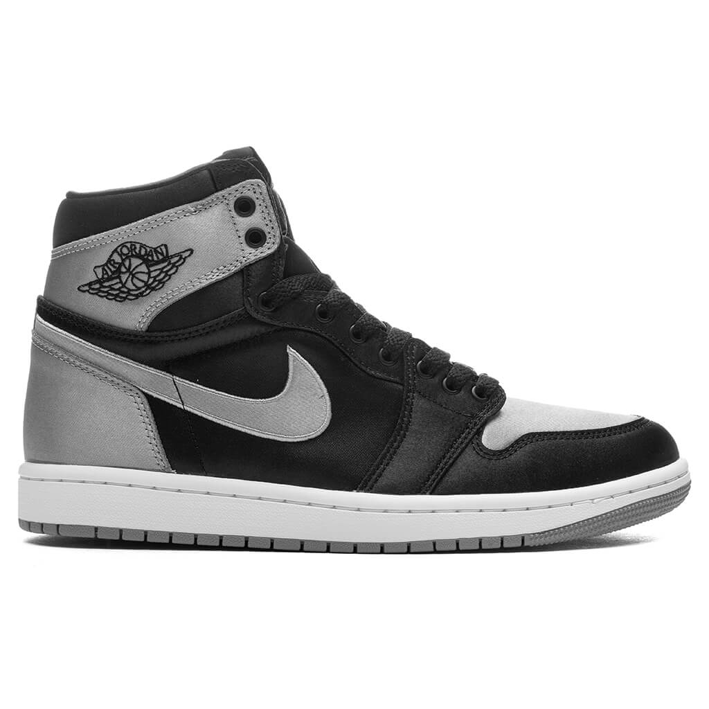 Women's Air Jordan 1 Retro High OG 'Satin Shadow' - Black/Medium Grey/ –  Feature