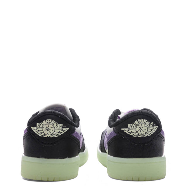 Nike Jordan Raspberry Air Jordan 1 Retro Low OG (PS) - Black/Black Raspberry/Volt Tint – Feature
