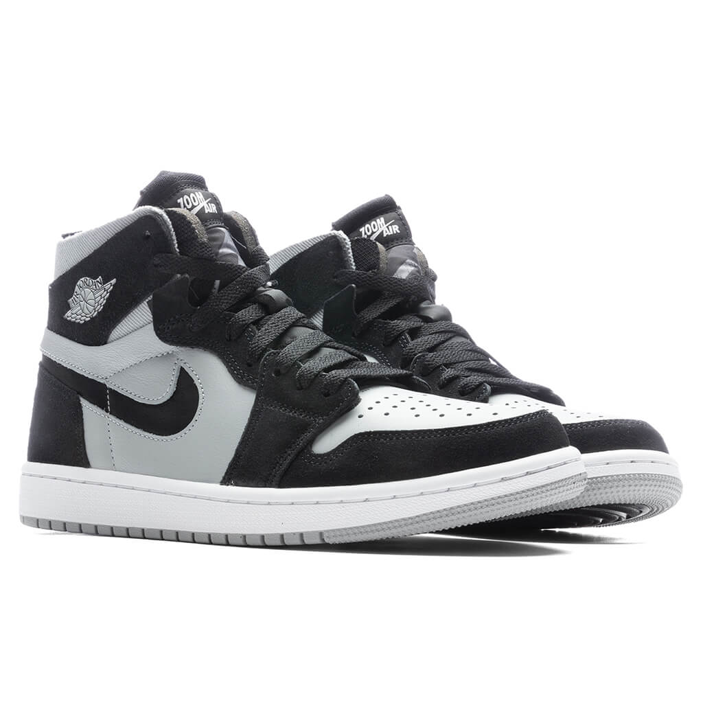 Air Jordan 1 Zoom Cmft - Black/White/LT Smoke Grey – Feature