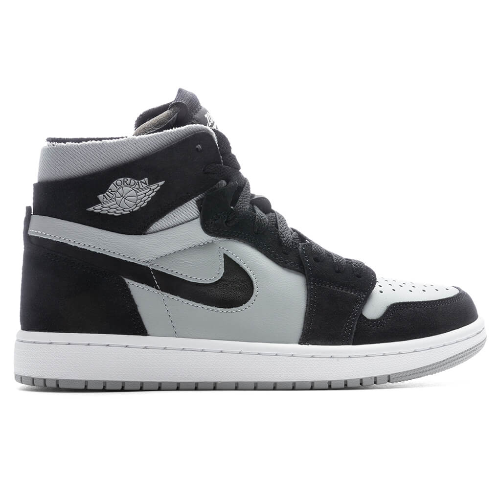 Air Jordan 1 Zoom Cmft - Black/White/LT Smoke Grey – Feature