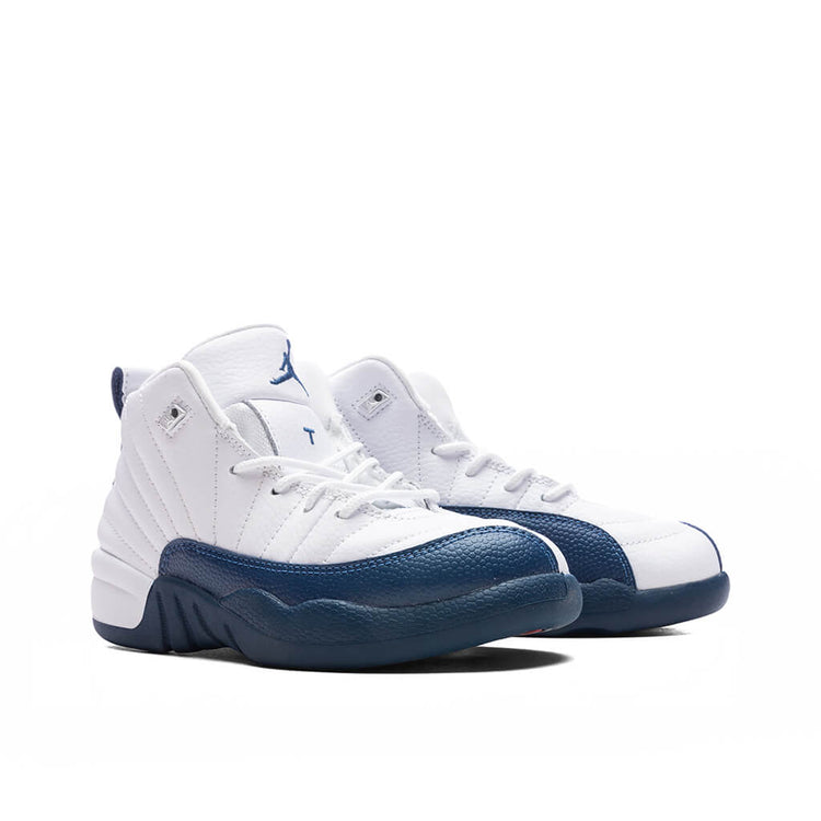 Air Jordan 12 Retro (White, French Blue, Metallic Silver) Jordan 153265-114 Air Jordan 12 Retro French Blue Grade  main image 4