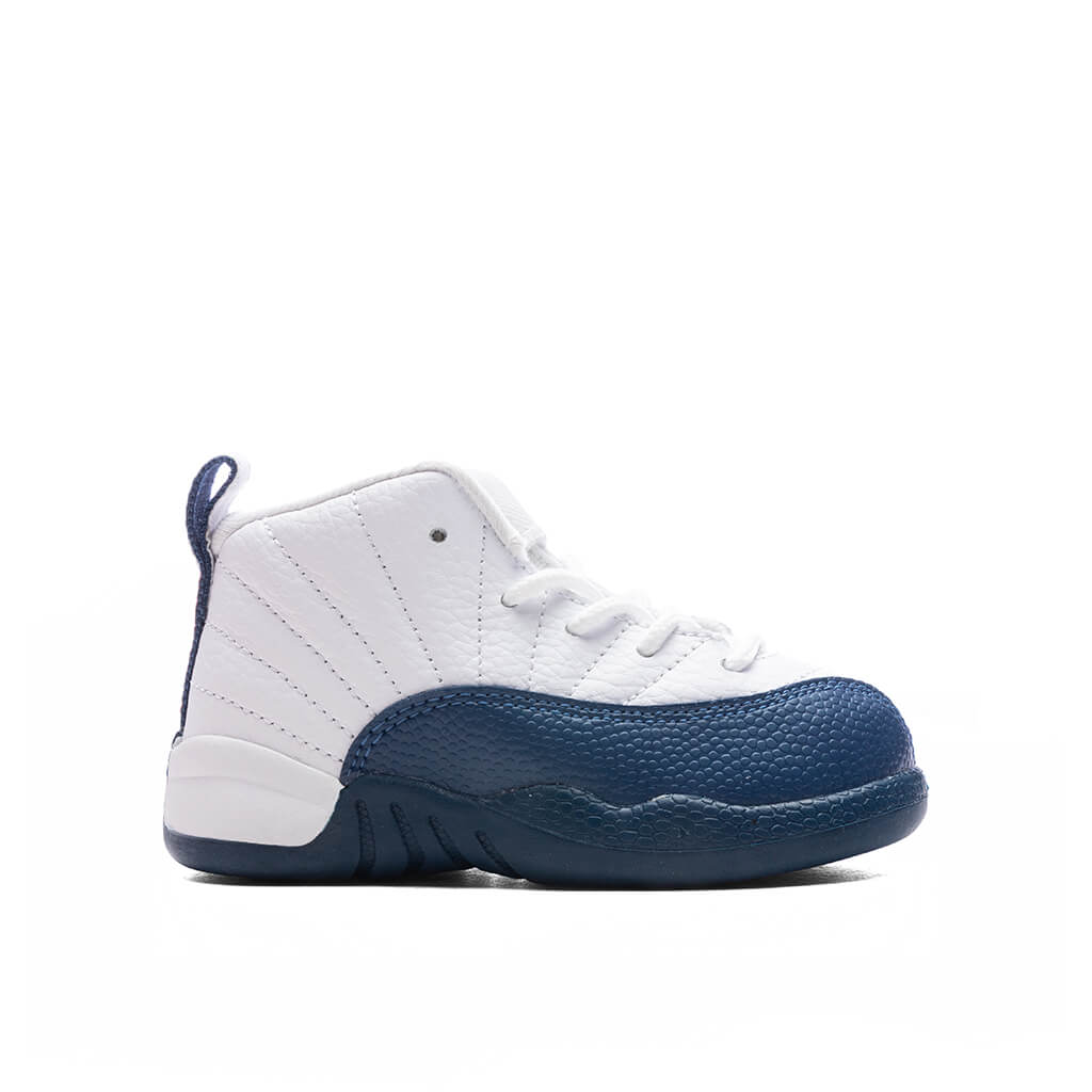 Air Jordan 12 Retro 'French Blue' (TD) - White/French Blue