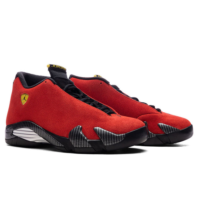 Air Jordan 14 Retro `Ferrari` - Challenge Red/Vibrant Yellow/Black ...