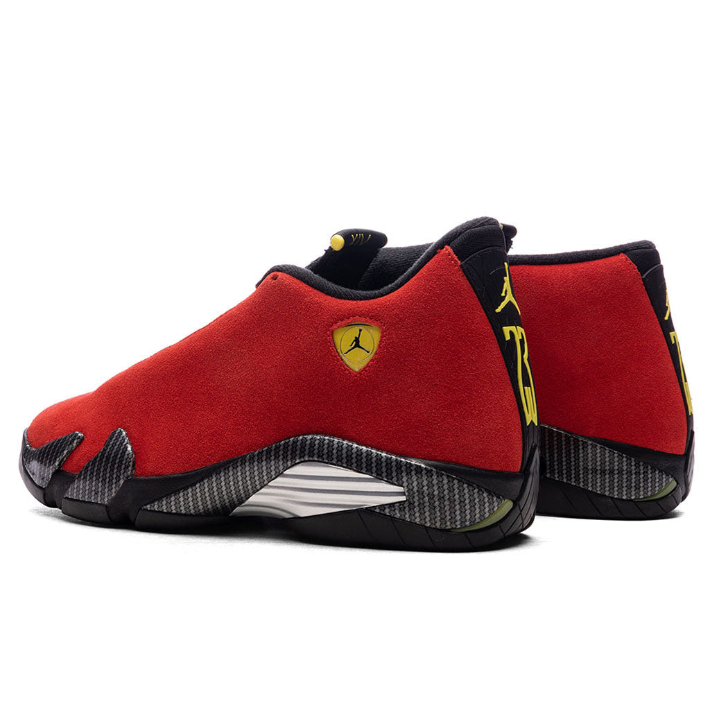 Air Jordan 14 Retro `Ferrari` - Challenge Red/Vibrant Yellow/Black ...