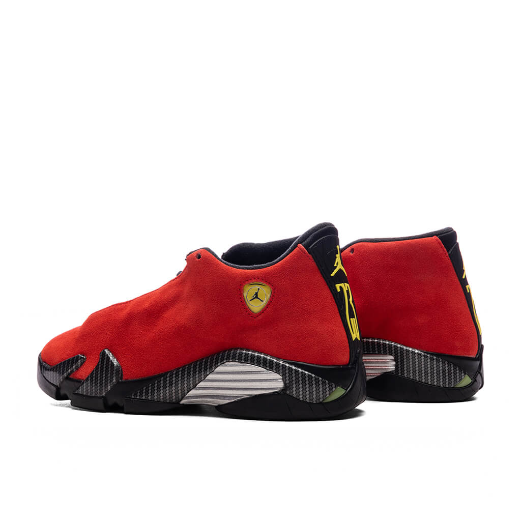 Air Jordan 14 Retro (GS) 'Ferrari' - Challenge Red/Vibrant Yellow/Blac ...