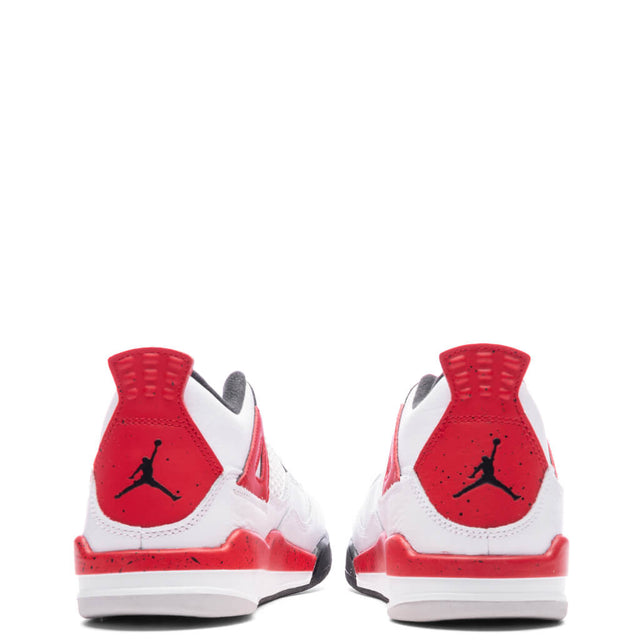 Air Jordan 4 Retro (PS) 'Red Cement' - White/Fire Red/Black – Feature