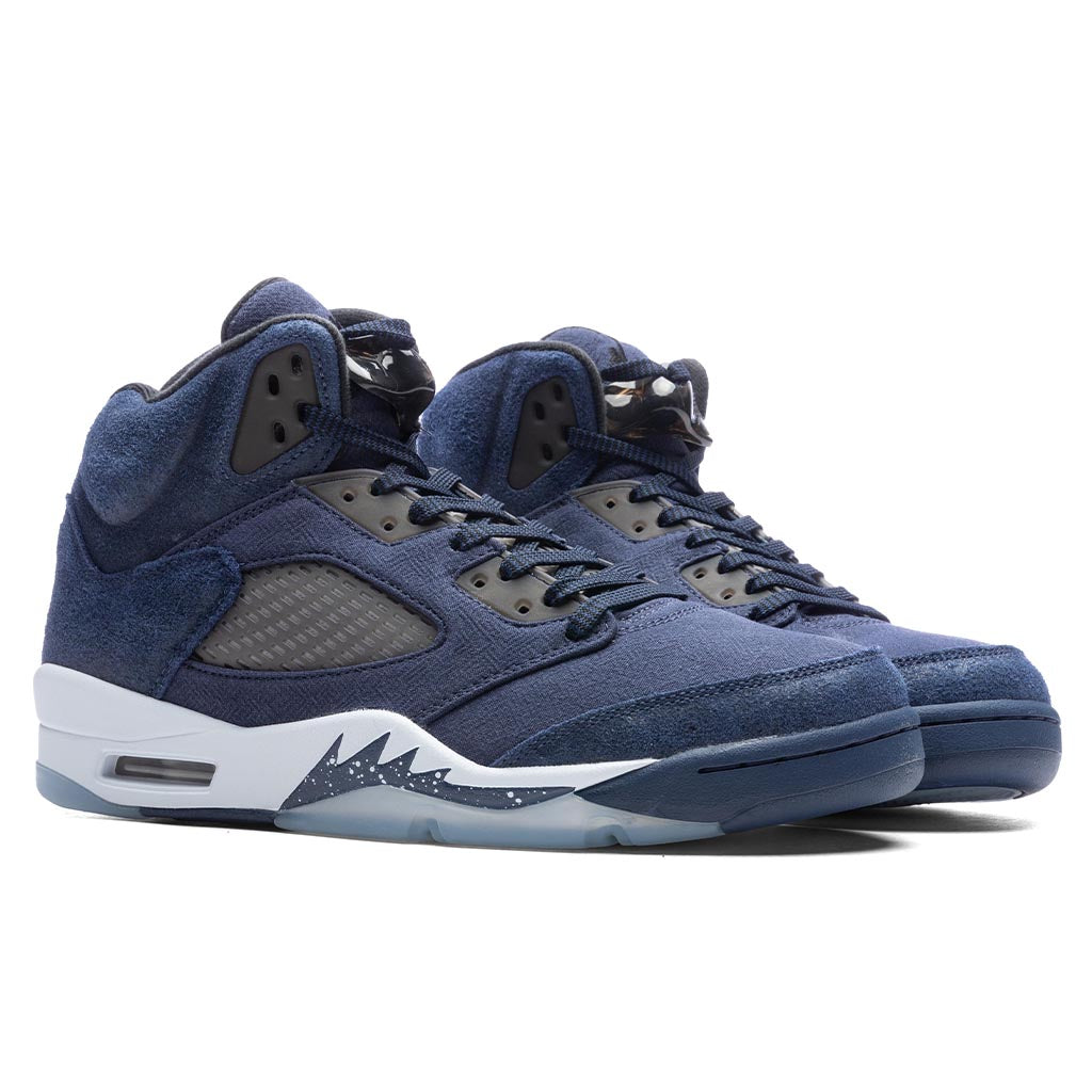 Air Jordan 5 Retro SE - Midnight Navy/Black/Football Grey â Feature