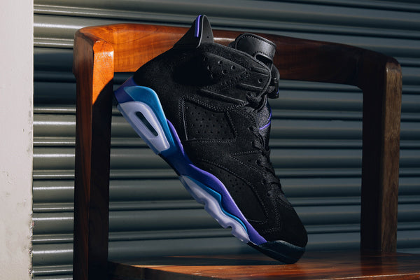 Air Jordan 6 Retro 'Aqua' - Air Jordan - CT8529 004 - black/bright  concord/aquatone