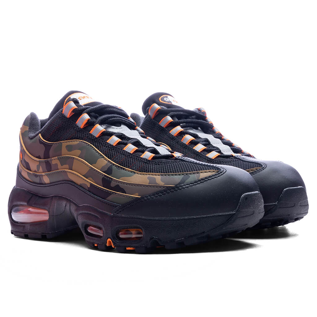 Air Max 95 - Black/Golden Beige/Safety Orange/Metallic Silver