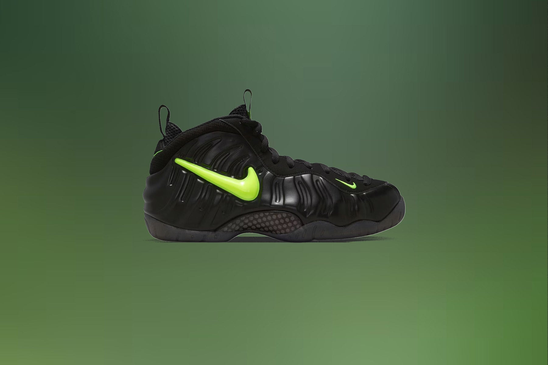 Air Foamposite Pro 'Voltage' - Black/Voltage Yellow – Feature