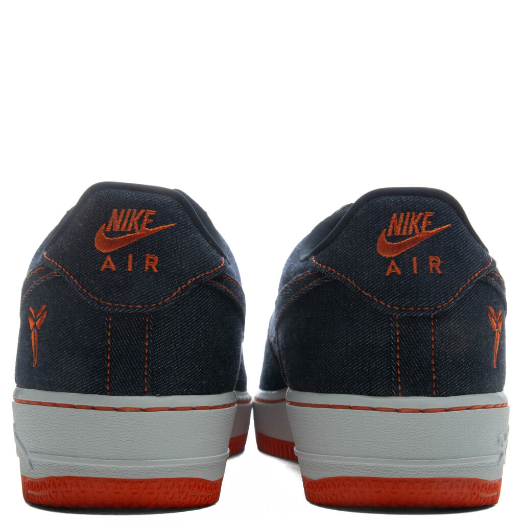 Nike x Kobe Bryant Air Force 1 Low 'Denim' - Obsidian/Safety