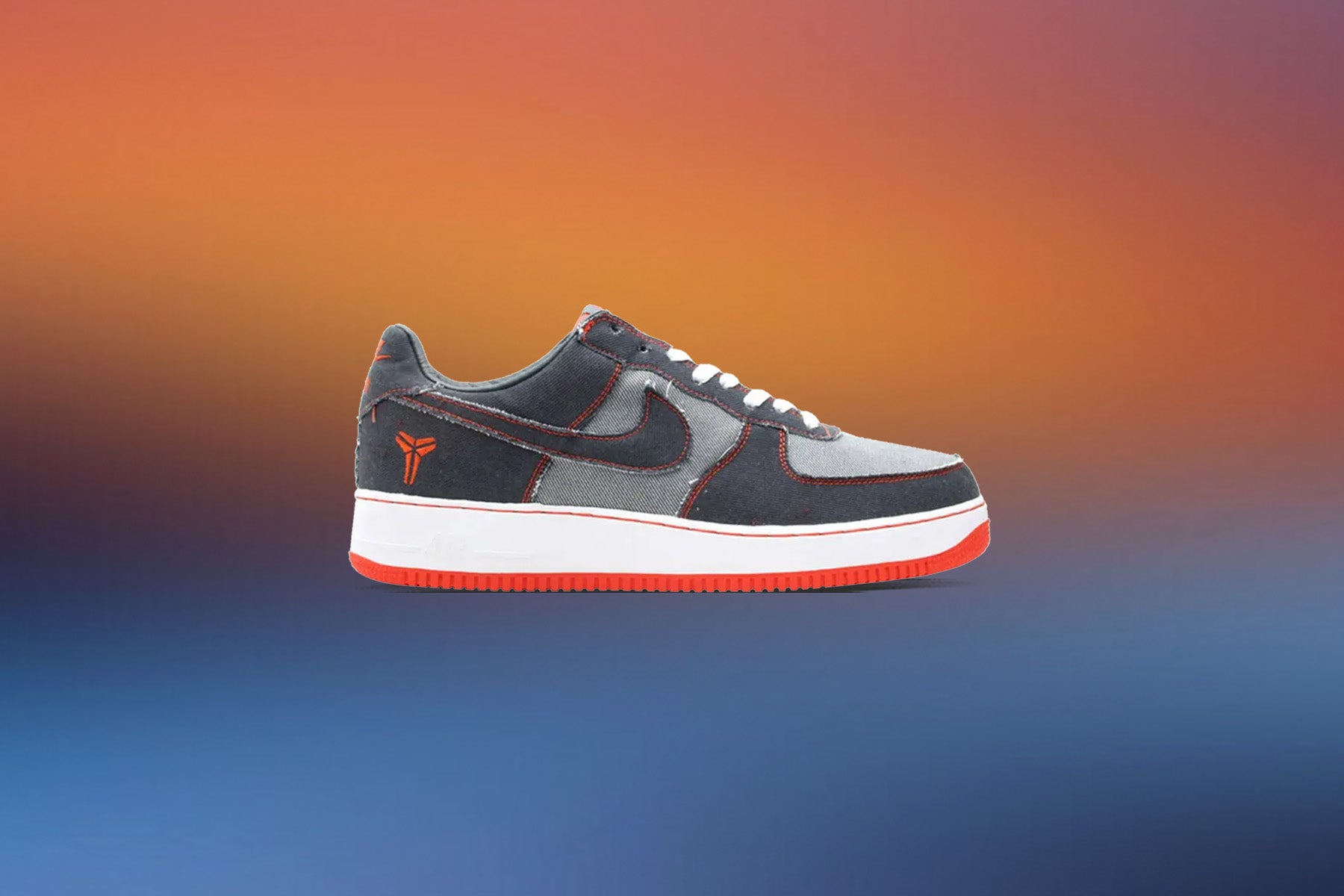 Nike x Kobe Bryant Air Force 1 Low 'Denim' - Obsidian/Safety