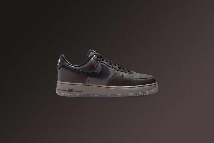 Black Tea Air Force Black White And Brown Nike Air Force Low Men's