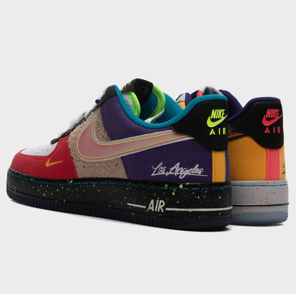 Air Force 1 Low Premium 'What The LA' - White/Hyper Jade/Black