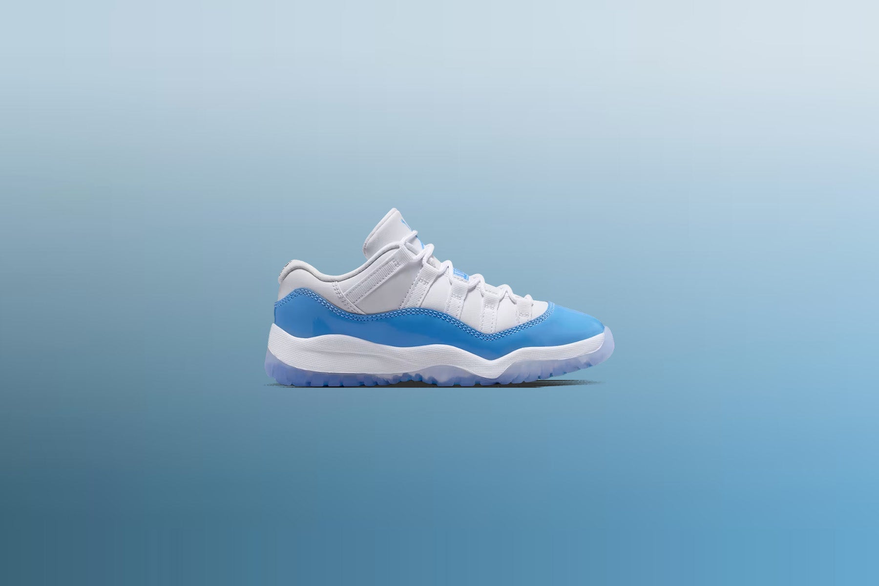 Air Jordan 11 Retro Low 'University Blue' (PS) - White/University