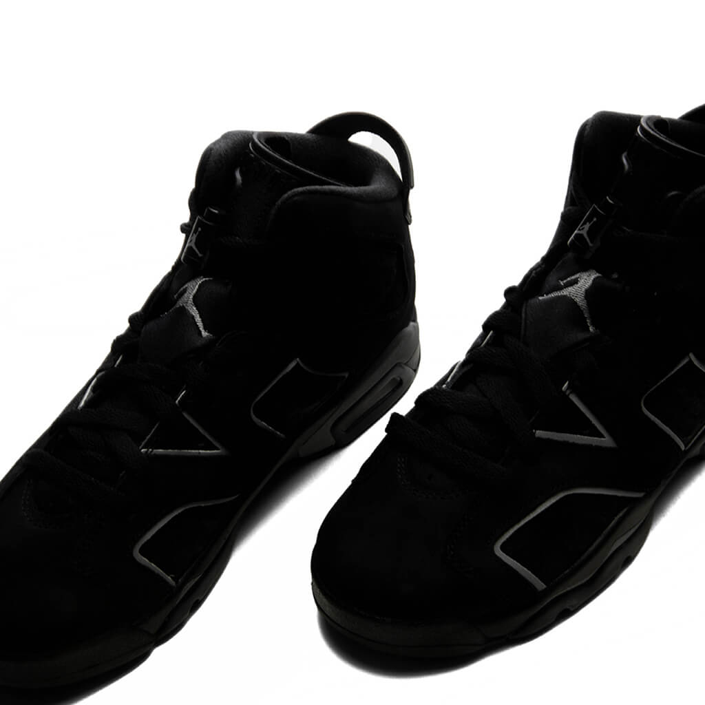 Air Jordan 6 Retro 'Cap and Gown' (GS) - Black/Reflect Silver
