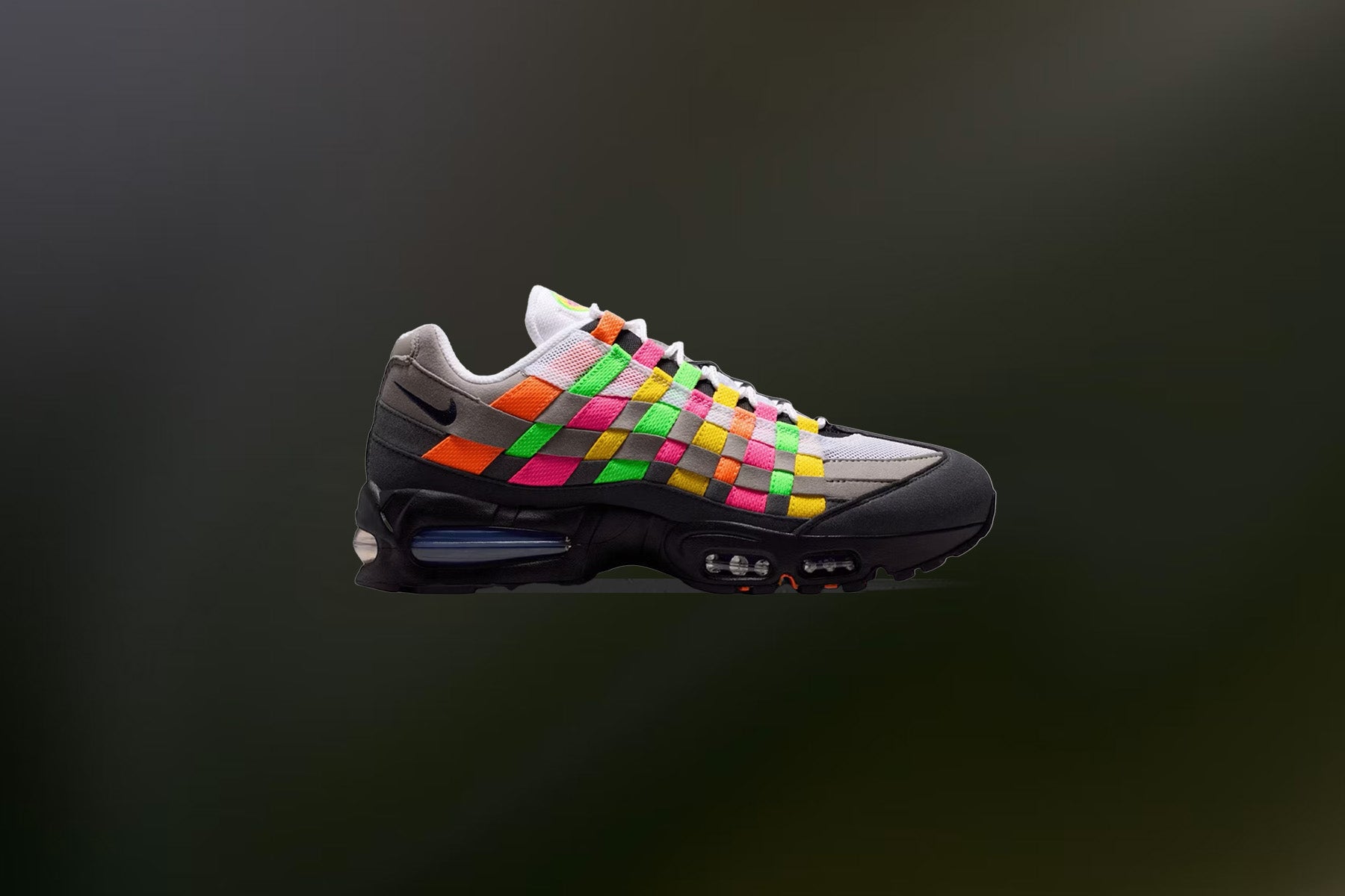 Air Max 95 Big Bubble Woven 'Multi' - White/Purple Dynasty/Pearl
