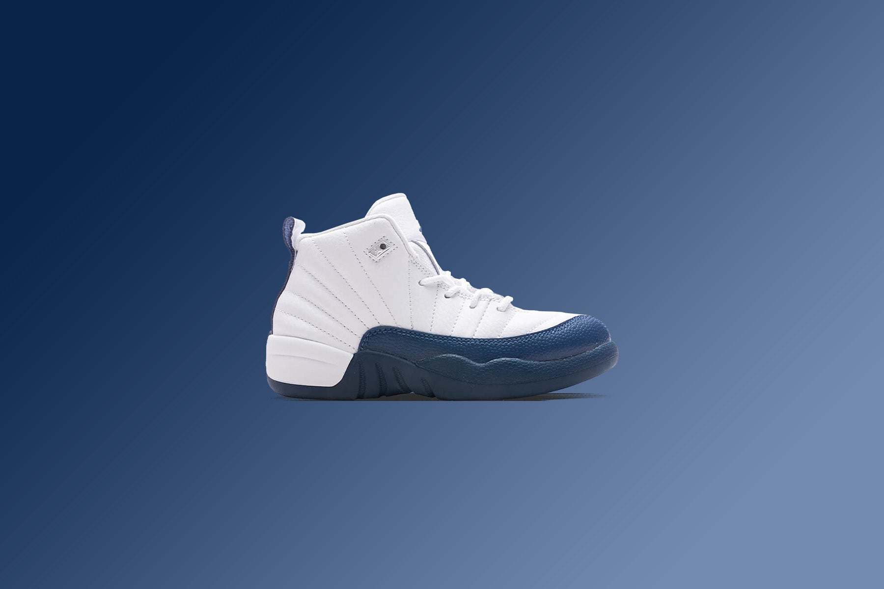 Air Jordan 12 Retro 'French Blue' (PS) - White/French Blue Air Jordan 12 Retro 'French Blue' (PS) - White/French Blue